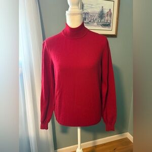 Charter Club Vibrant Red Turtleneck Sweater